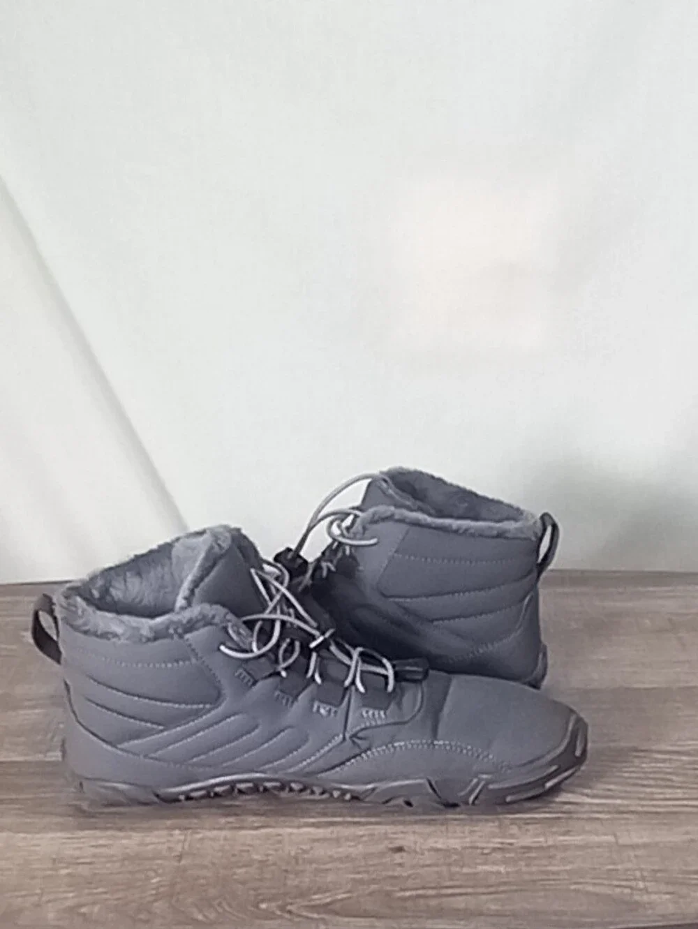 Hike Casper Pro Gray Waterproof Winter Barefoot Shoes Size 10